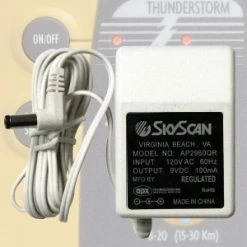 [ 4 ] 110V AC Plug-In Adapter For SkyScan Lightning Detector