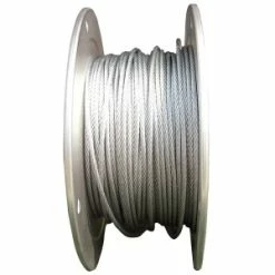 [ 4 ] 500' - 1/8'' Zinc Coated, Galvanized Steel Cable