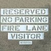[ 8 ] Traffic Control Parking Lot Stencils