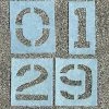 [ 7 ] 0-9 NUMBER STENCILS