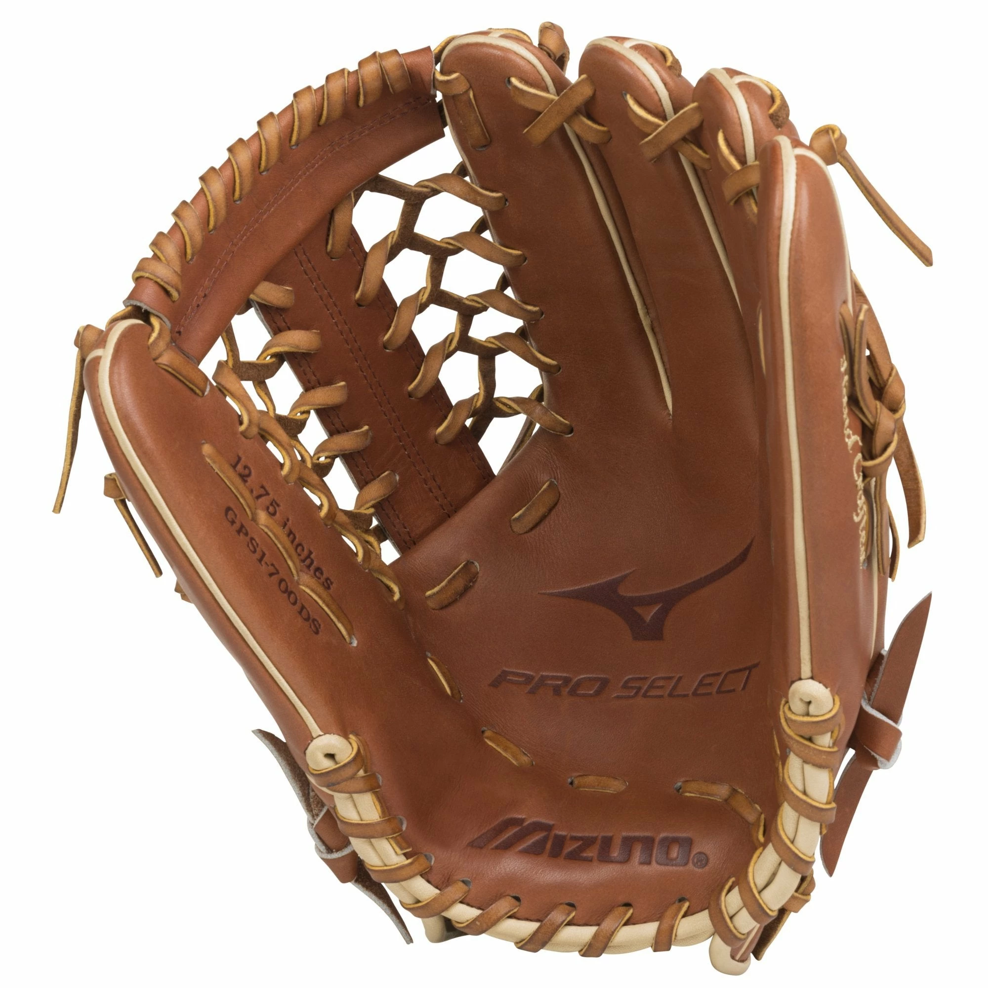 Mizuno Pro Select 12.75" Oufield Glove GPS1-700DS - Brown - Image 2