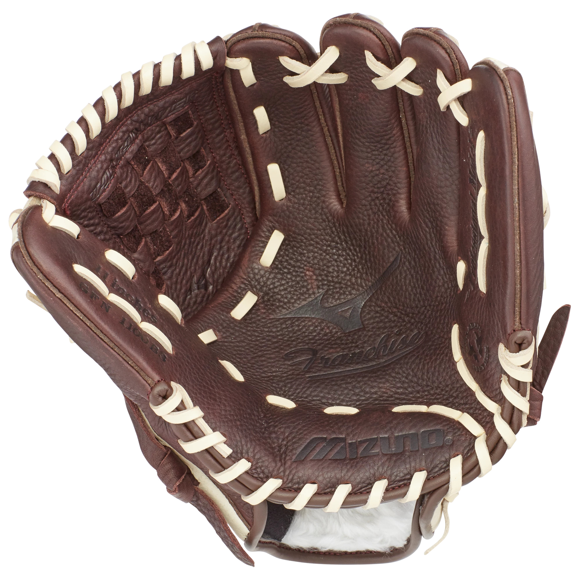 Mizuno Franchise Baseball 11.00" Infield Glove GFN1100B3 - Coffee Silver - Image 2