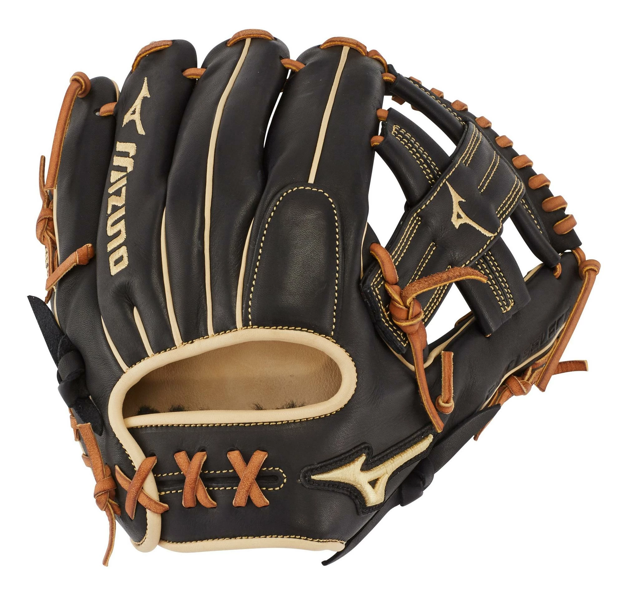 Mizuno Pro Select 11.75" Infield Glove GPS1BK-600R Regular Pocket - Black