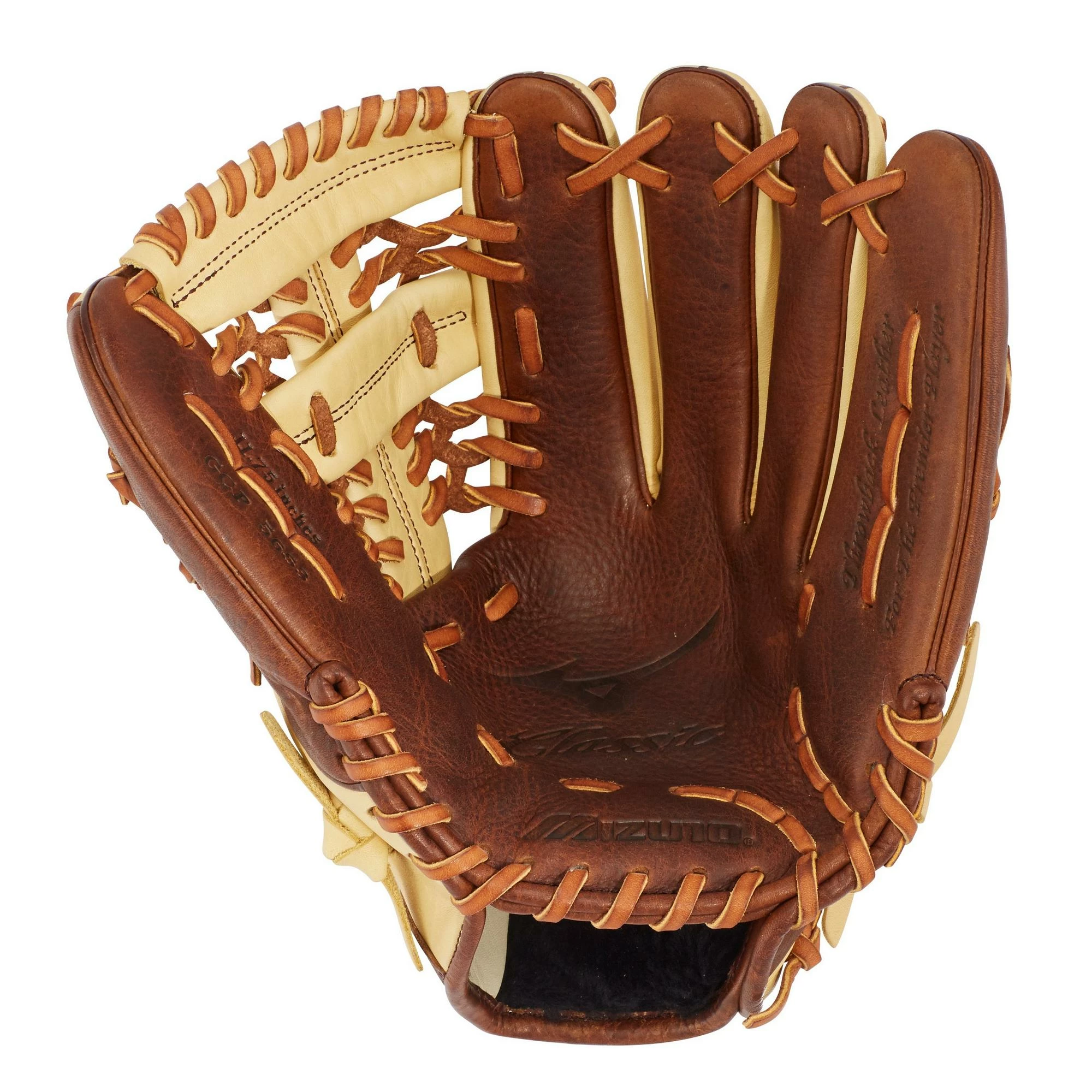 Mizuno Classic Pro Soft 11.75" Infield Glove GCP56S3 - Cork Brown - Image 2