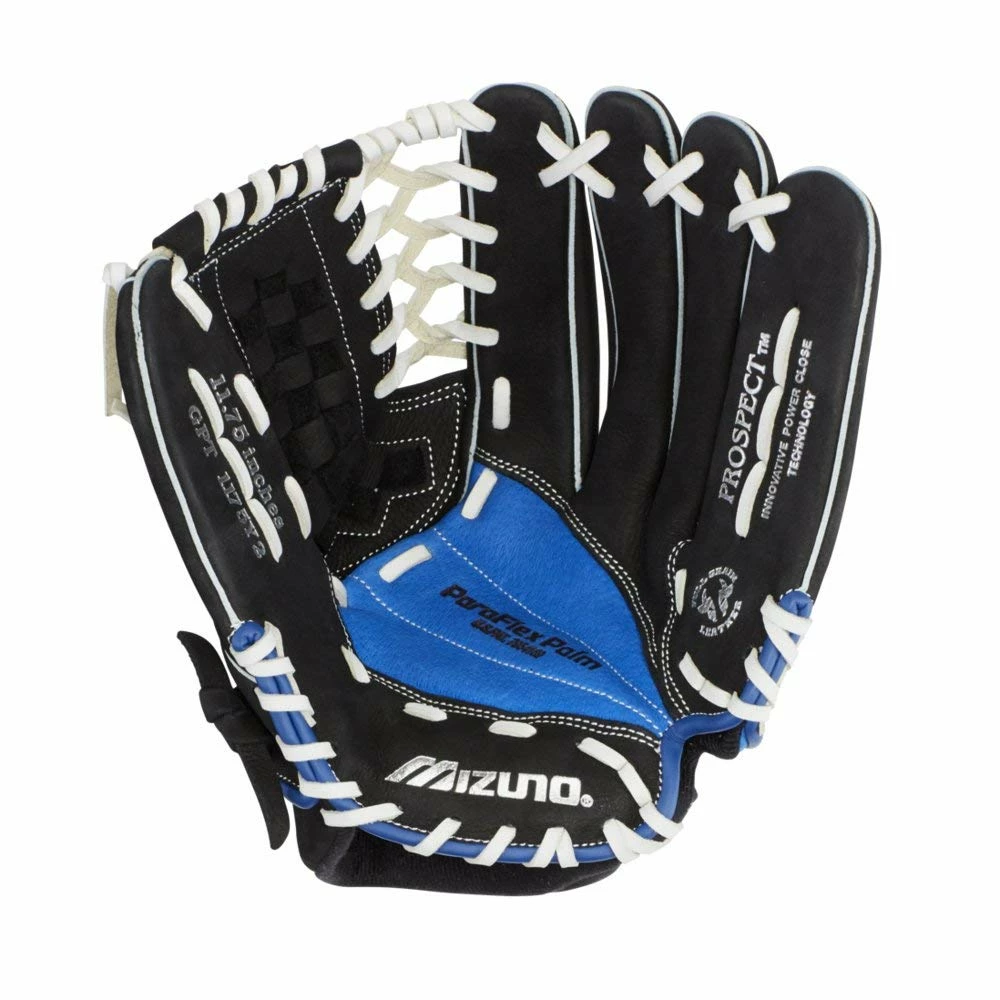 Mizuno Prospect Paraflex Youth 11.75" Utility Glove GPT1175Y2 - Black Royal - Image 2