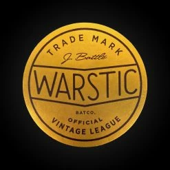 Warstic VINTAGE LEAGUE (BLACK/GOLD) STICKER