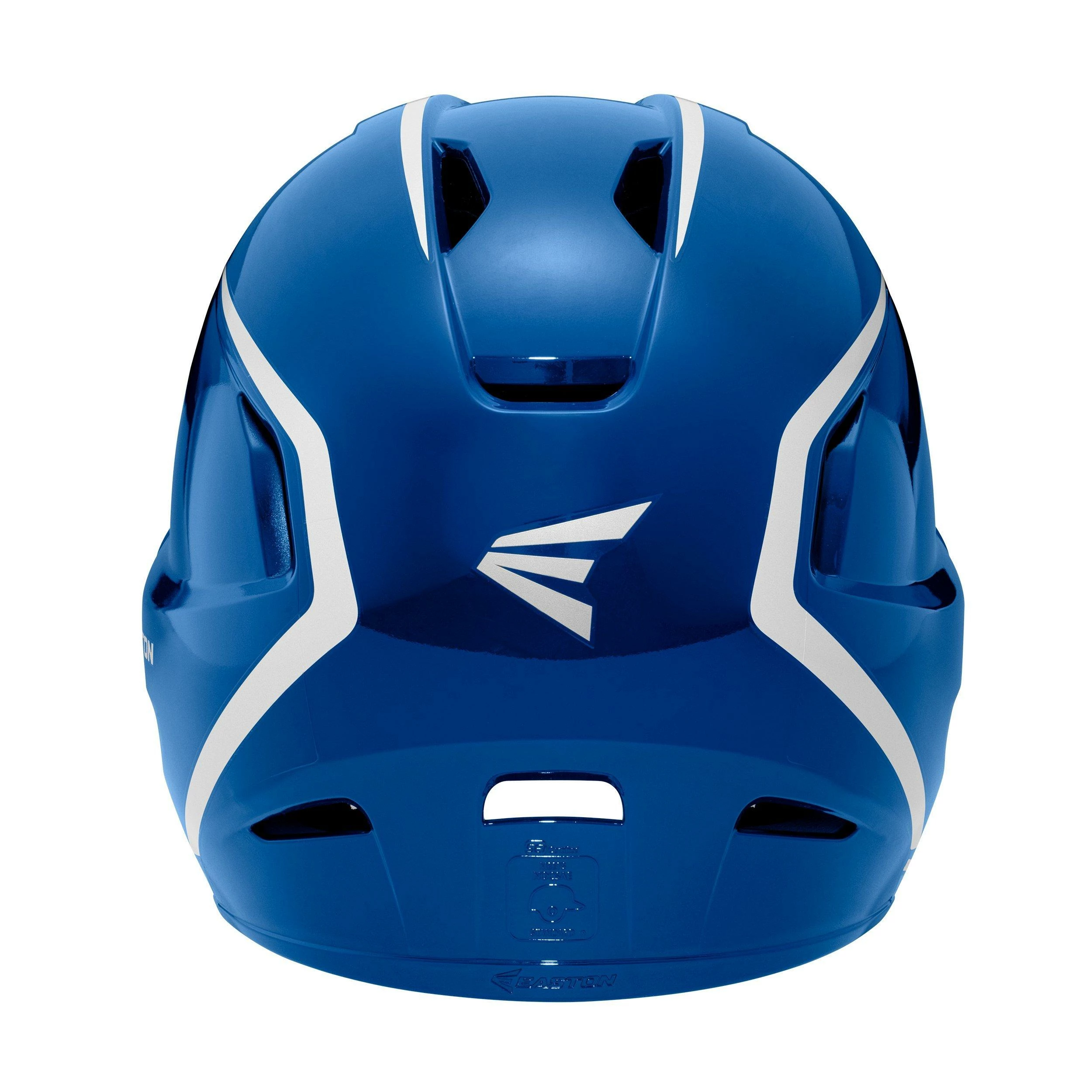 Easton Z5 2.0 High Gloss Two-Tone Batting Helmet - Royal Silver - Image 2