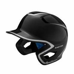 Easton Z5 2.0 High Gloss Two-Tone Batting Helmet - Black Silver