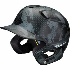 Easton Z5 Grip BaseCamo Batting Helmet - Black Camo