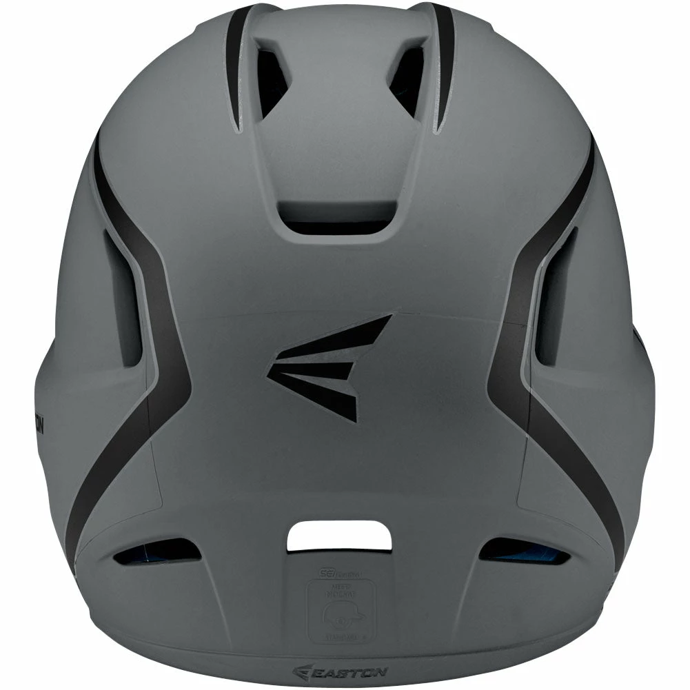 Easton Z5 2.0 Matte Two-Tone Batting Helmet - Charcoal Black - Image 2