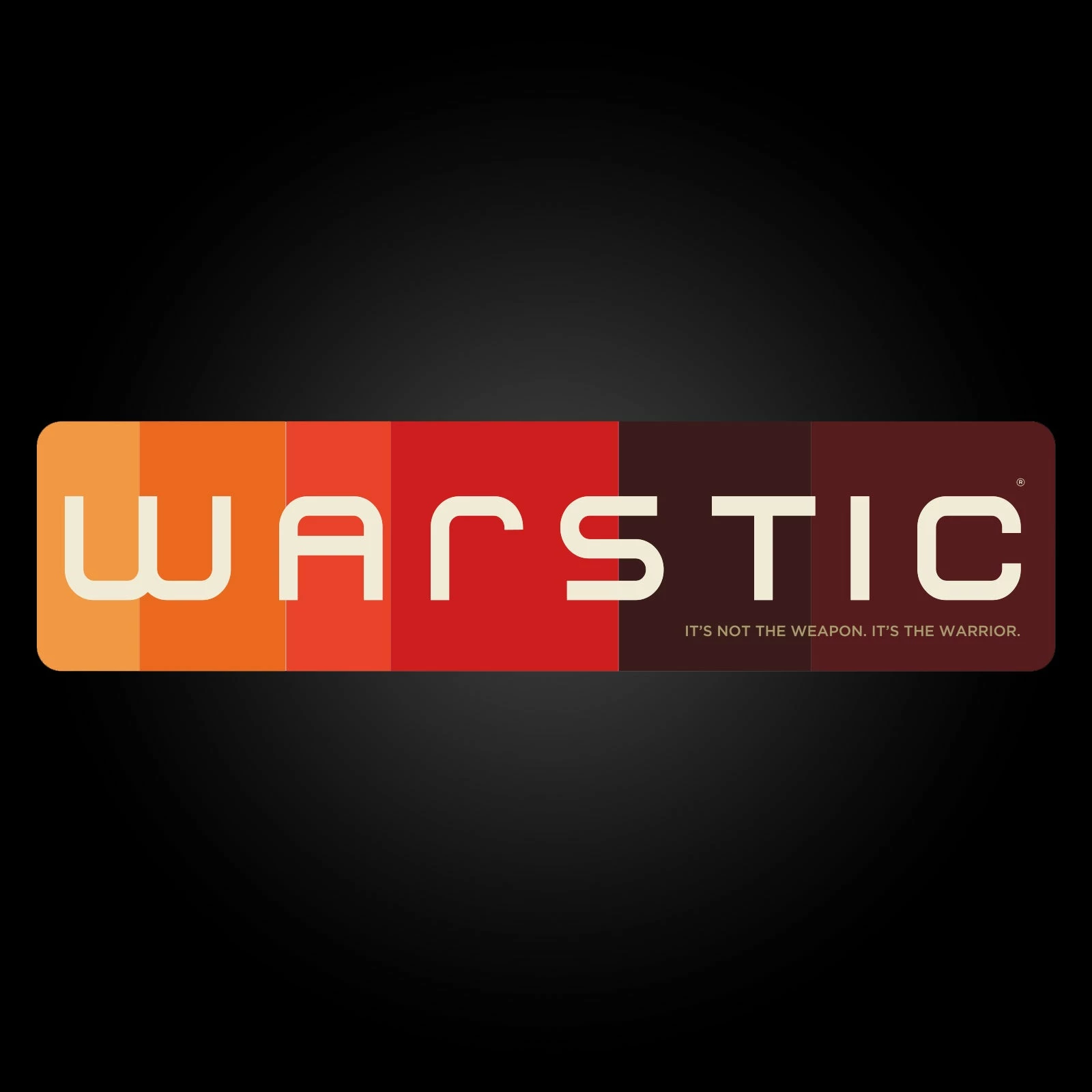 Warstic GASOLÍNEA (RED GRADIENT) STICKER