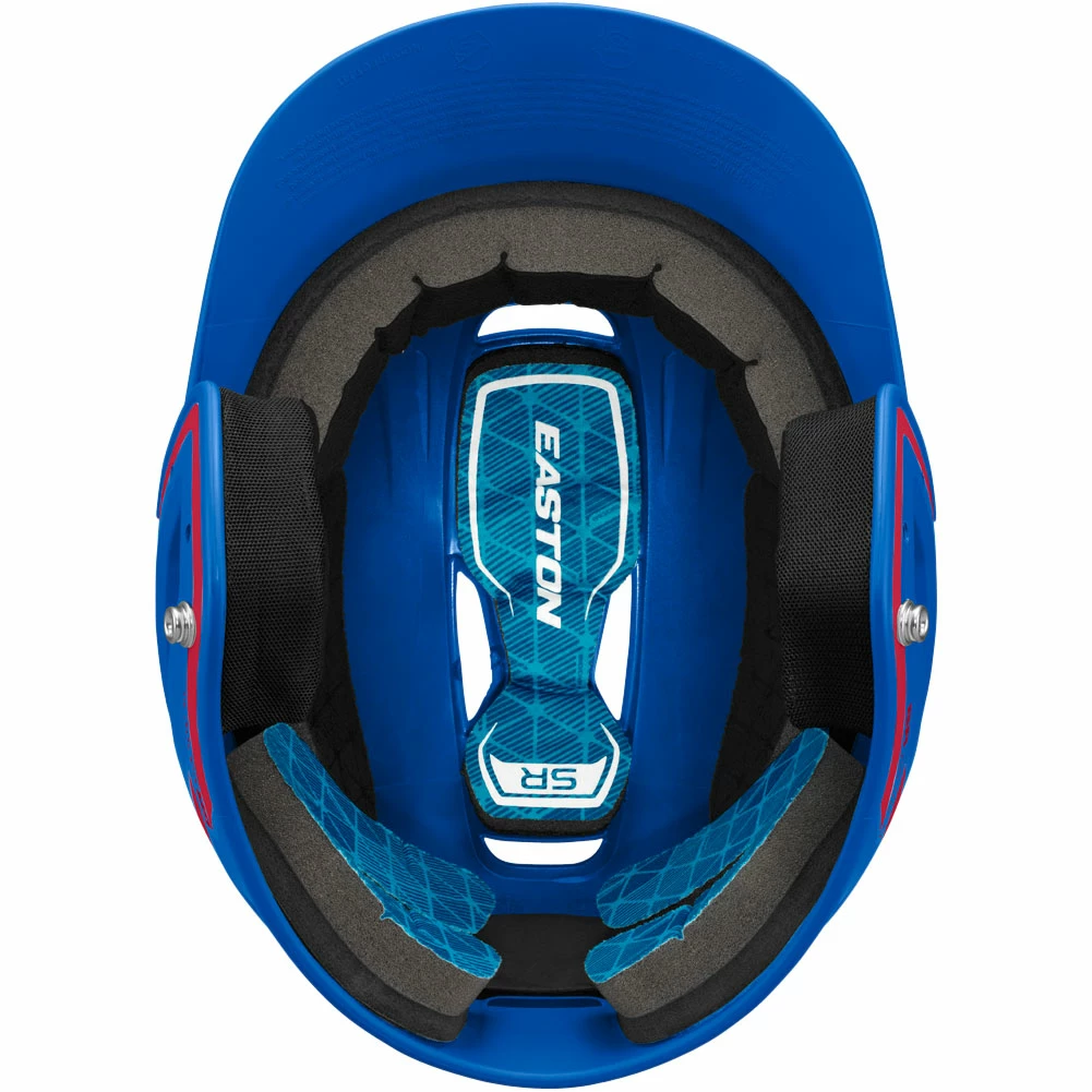 Easton Z5 2.0 Matte Two-Tone Batting Helmet - Royal Red - Image 3