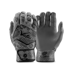 Victus The Nox Adult Batting Gloves-Black And Grey