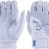 Victus Youth Team Batting Gloves-White/Royal Blue