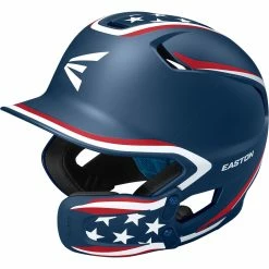 Easton Z5 2.0 Batting Helmet W/ Jaw Guard- Stars And Stripes