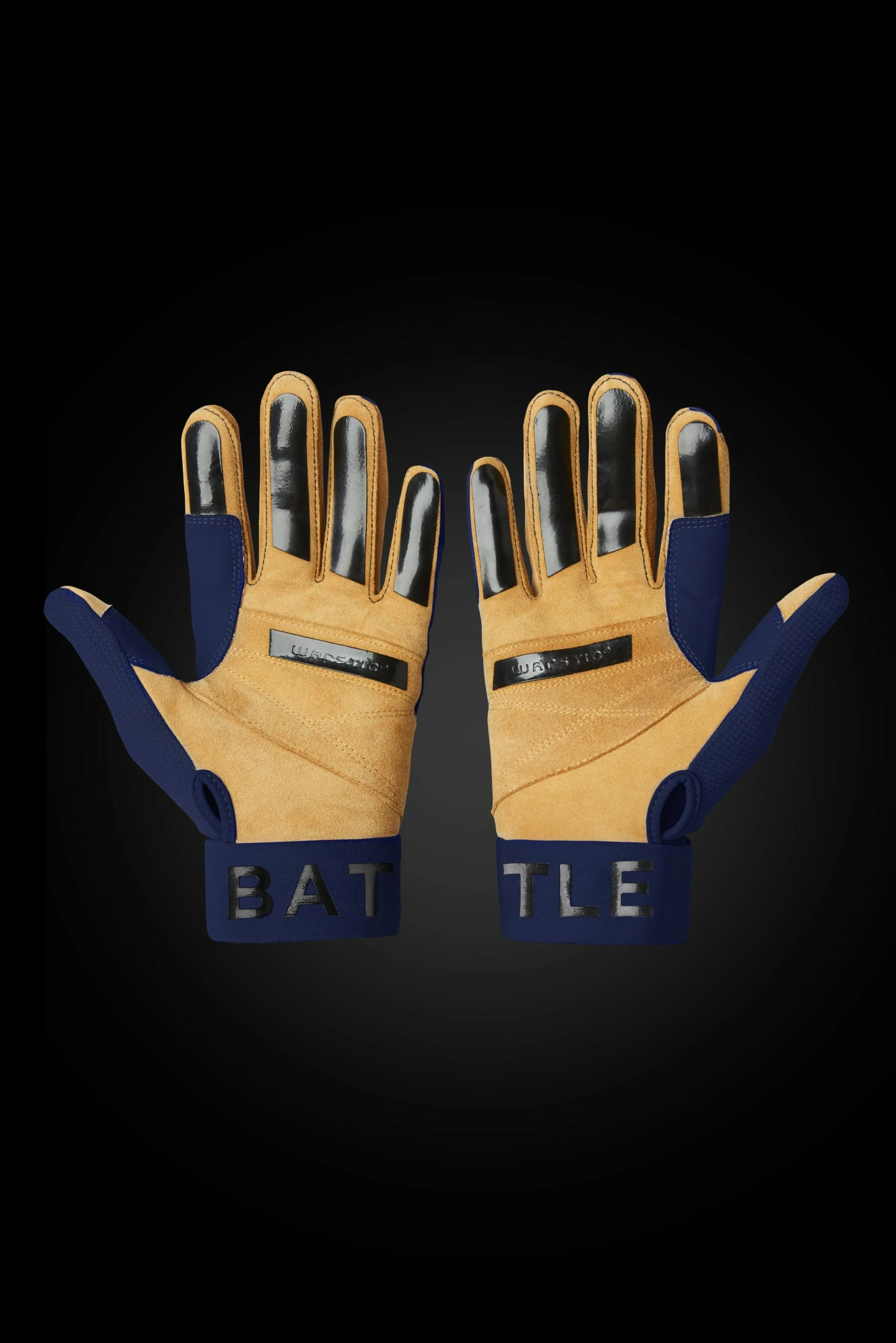 Warstic Sports, Inc WORKMAN3 BATTING GLOVES "NAVY" - Image 2