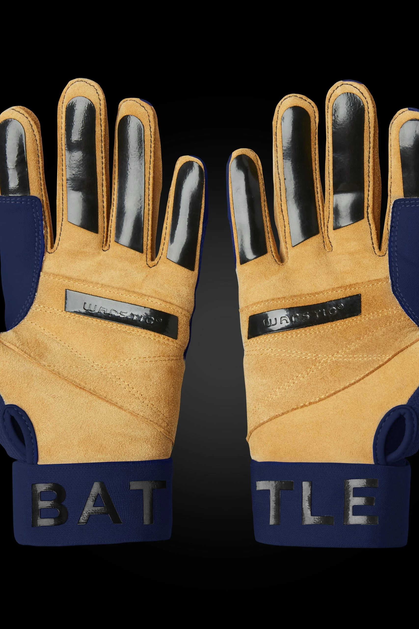 Warstic Sports, Inc WORKMAN3 BATTING GLOVES "NAVY" - Image 3