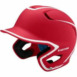 Easton Z5 2.0 Matte Two-Tone Batting Helmet - Red White